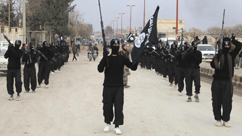 milicianos de la organización terrorista Daesh
